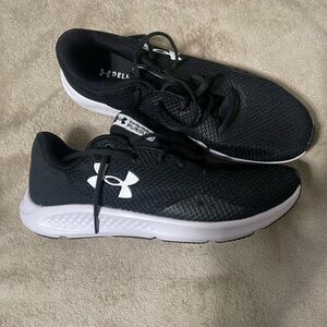 Under Armour Charcoal and White Athletic Shoes